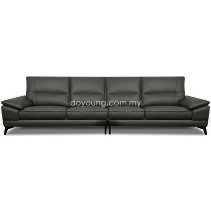 HURBEY (324cm Fabric/Leather) Modular Sofa (CUSTOM)