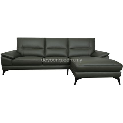 HURBEY (258cm Fabric/Leather) Modular L-Shape Sofa (CUSTOM)