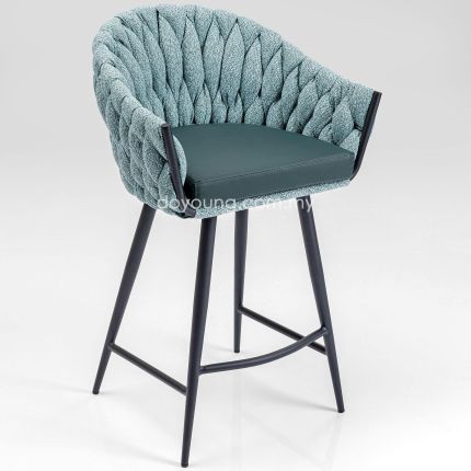 SAPPHIER (SH75cm Teal) Bar Chair