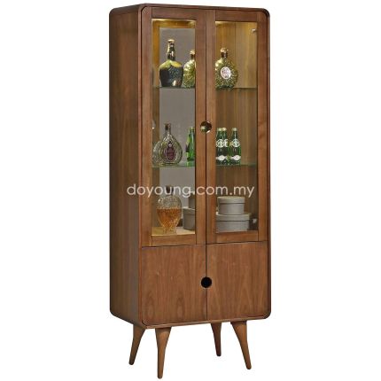 EDWOOD II (76H190cm) Display Cabinet