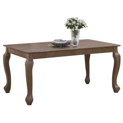 WALDEN+ V (160/210cm Rubberwood) Dining Table
