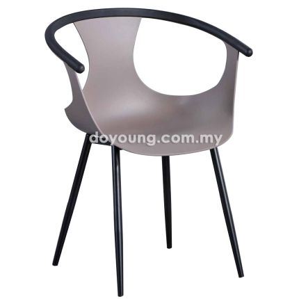 DELLA (PP - Taupe) Stackable Armchair
