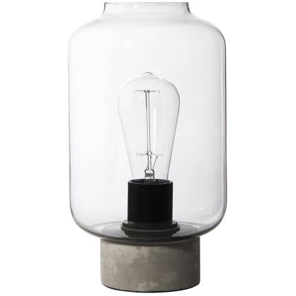 AVIS Table Lamp Concrete Base with Light Bulb (EXPIRING)