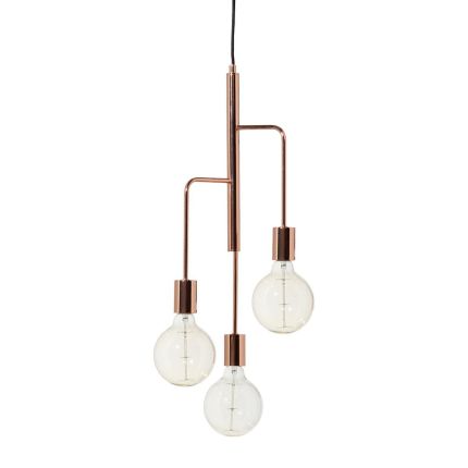FIREFLY Chandelier with 3 Arms-Rose Gold