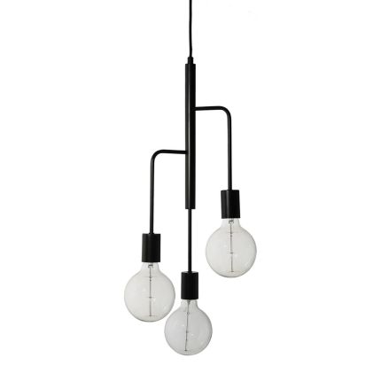 FIREFLY Chandelier with 3 Arms-Black