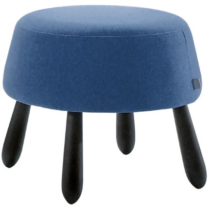 FLAVIA (Ø47SH40cm Blue) Footstool (EXPIRING)