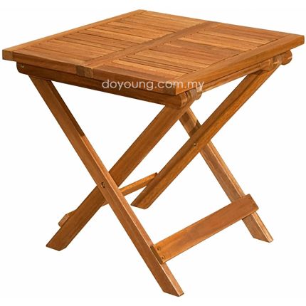 NOVICA (▢50H52cm Acacia Wood) Foldable Side Table (CLEARANCE)*