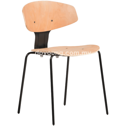 ALMA Side Chair with Wooden Seat (SA SHOWPIECE x1)