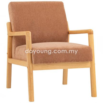 ANEKO (59cm Fabric - Oak) Armchair