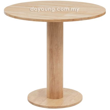 ARVANO II (Ø80cm Rubberwood - Oak) Tea Table