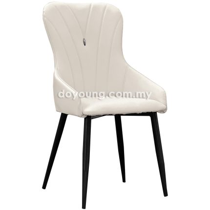 WAQIL III (Faux Leather - White) Side Chair
