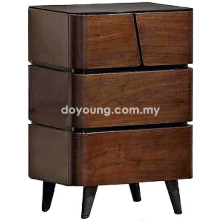 BAGNA (58H87cm) Chest of Drawers with Glass Top