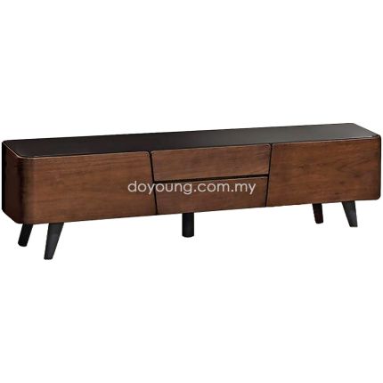BAGNA (164cm) TV Console with Glass Top