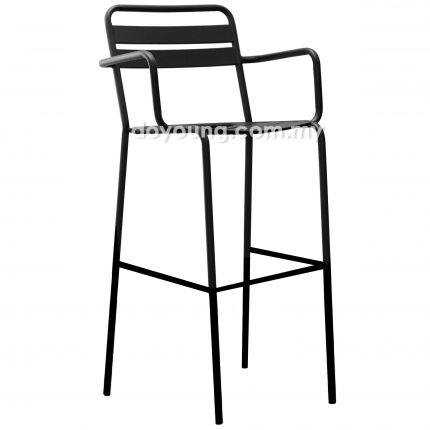 STAR (SH73cm) Metal Outdoor Arm Bar Chair (MOQ30pcs CUSTOM)