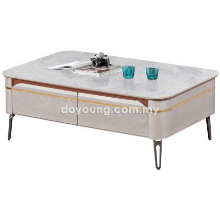 BATES (129x70cm Ceramic) Coffee Table