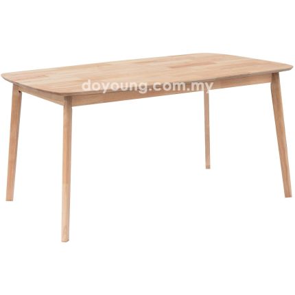 BAYLEE+ V (150x90cm Rubberwood - Oak) Dining Table*