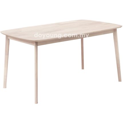 BAYLEE+ V (150x90cm Rubberwood - WhiteWash) Dining Table*