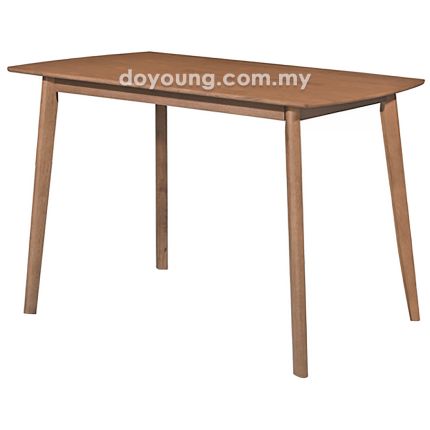BAYLEE+ V (110x71cm Rubberwood - Walnut) Dining Table