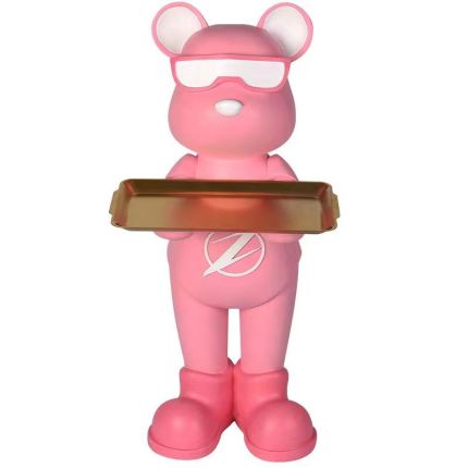 BEARBOO (34H71cm Pink ) Side Table/ Tray