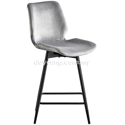 BEETLE V (SH62cm Grey) 360° Swivel Counter Chair 
