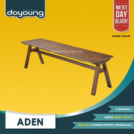 ADEN II (150SH44cm Rubberwood - Walnut) Dining Bench
