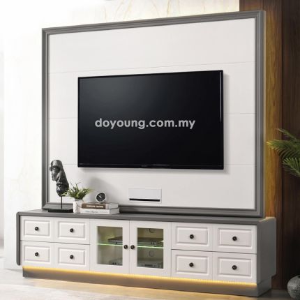 BOGDAN (213x42H217cm) Freestanding TV Cabinet Set