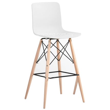 HAL x DSW (SH73cm PP - White) Bar Chair
