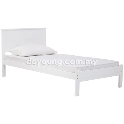 BYRNE (White) Bed Frame (Single Only)*