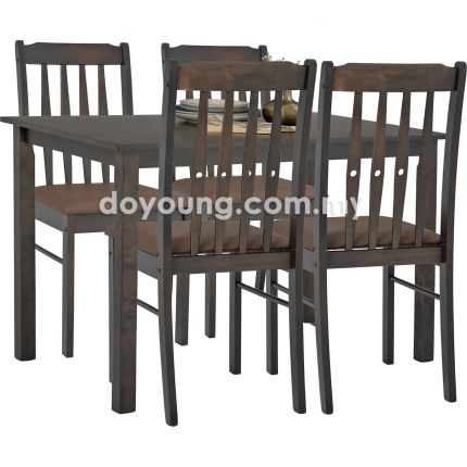 CAHILL (110x70cm) 1+4 Dining Table Set*