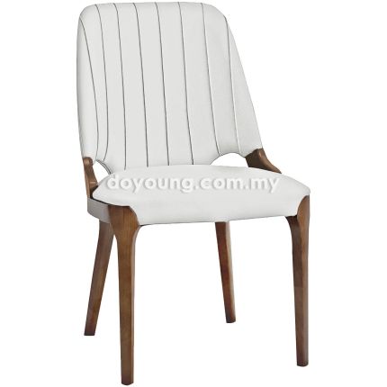 CAITLEY II (Leathaire - White) Side Chair