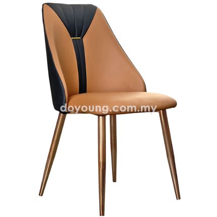 CAITLIN Scarf (Rose Gold Leg) Side Chair