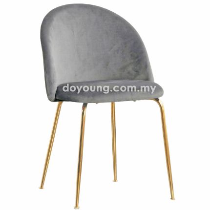 CALLAS III (Velvet, Gold) Side Chair