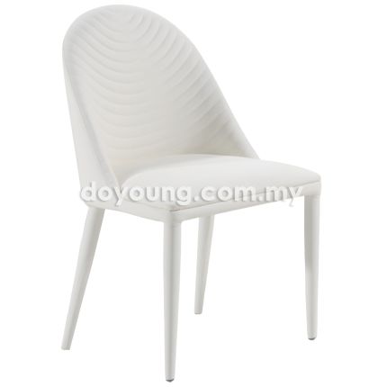 CELIO (Faux Leather - Cream) Side Chair