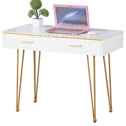 CALROSE (100x48cm Gold) Working Desk