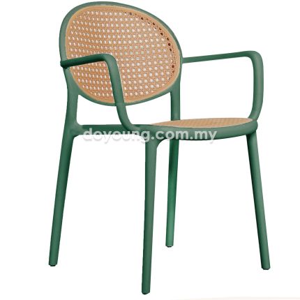 CANARY (PP Rattan - Green) Stackable Armchair