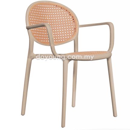CANARY (PP Rattan - Brown) Stackable Armchair