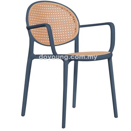 CANARY (PP Rattan - Blue) Stackable Armchair
