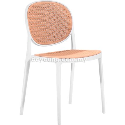 CANARY (PP Rattan - White) Stackable Side Chair