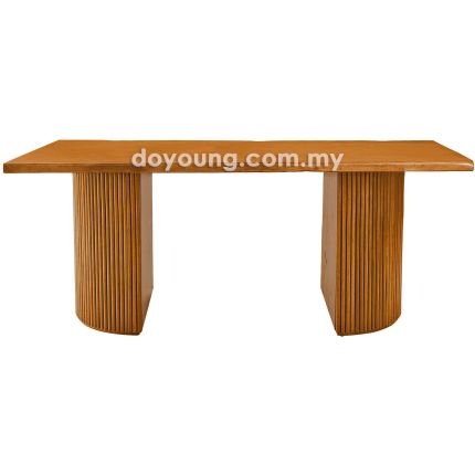 INDIRA+ (150/180/210/240/300cm Solid Wood) Dining Table (CUSTOM)