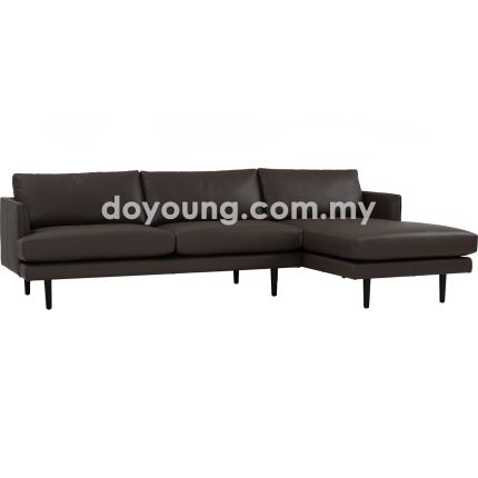 DUSTER II (289cm Leather - Brown) L-Shape Sofa 