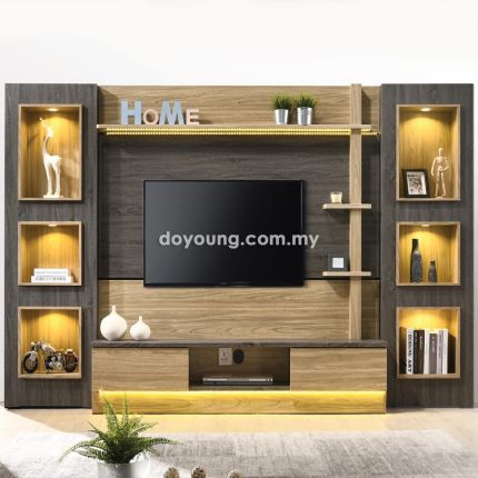 CASMIRE (297x43H193cm) Freestanding TV Cabinet Set
