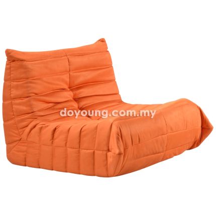 CATERPILLAR III (88cm Microfibre, Orange) Moulded Foam Easy Chair