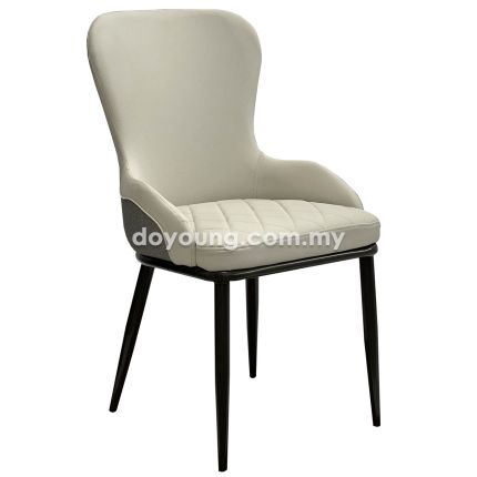 KATRINA III (Leathaire - Light Grey) Side Chair
