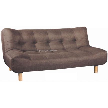 OLWEN (186cm Small Double, Fabric - Brown) Sofa Bed (EXPIRING)*