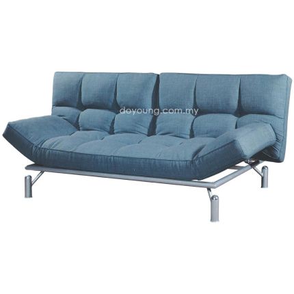 LEALIE (200cm Small Double, Fabric - Blue) Sofa Bed