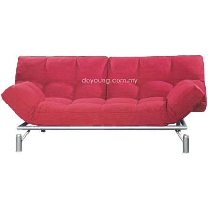 LEALIE (200cm Small Double, Fabric - Red) Sofa Bed