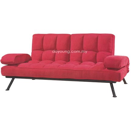 CAMALEO (190cm Small Double, Fabric - Red) Sofa Bed*