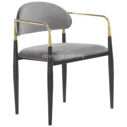 BALDRE (Grey) Armchair (SA SHOWPIECE x 1)