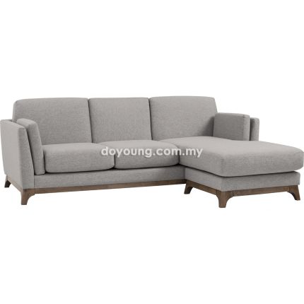 CEANA (212cm Light Grey) L-Shape Sofa (EXPIRING)*