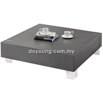 CYANNA II (▢100cm) Coffee Table with 2 Drawers & LED Sensor Light